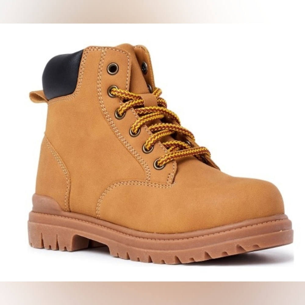 Wonder Nation Little Boys Tucker Boots    Size 1   Tan    NWT